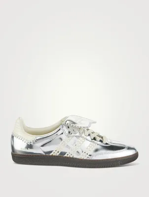 Adidas x Wales Bonner Samba Metallic Leather Sneakers