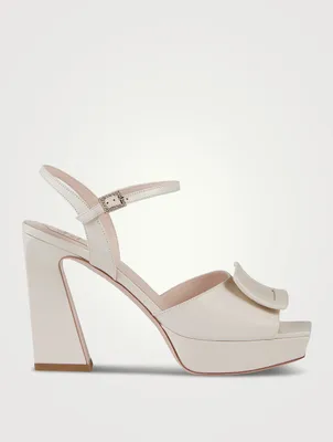 Leather Platform Sandals