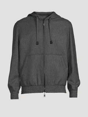 Wool Zip Hoodie