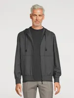 Wool Zip Hoodie