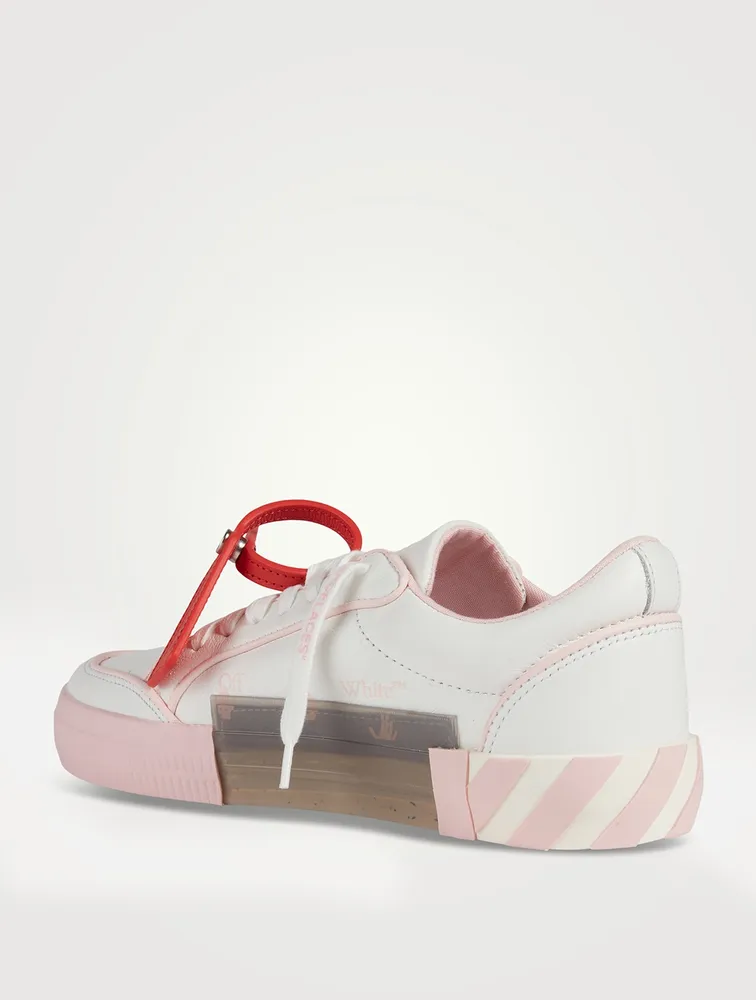 Low Vulcanized Leather Sneakers