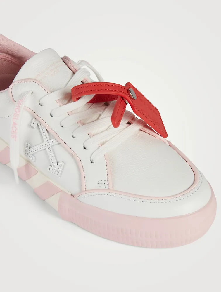 Low Vulcanized Leather Sneakers