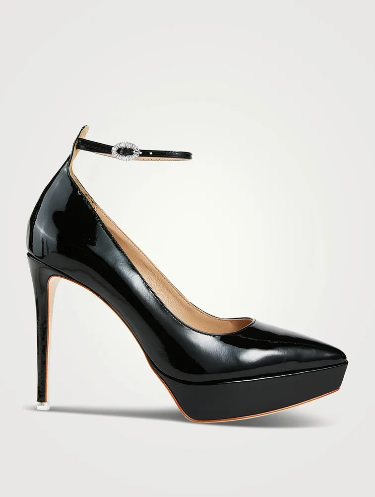 Gracie Patent Leather Platform Pumps