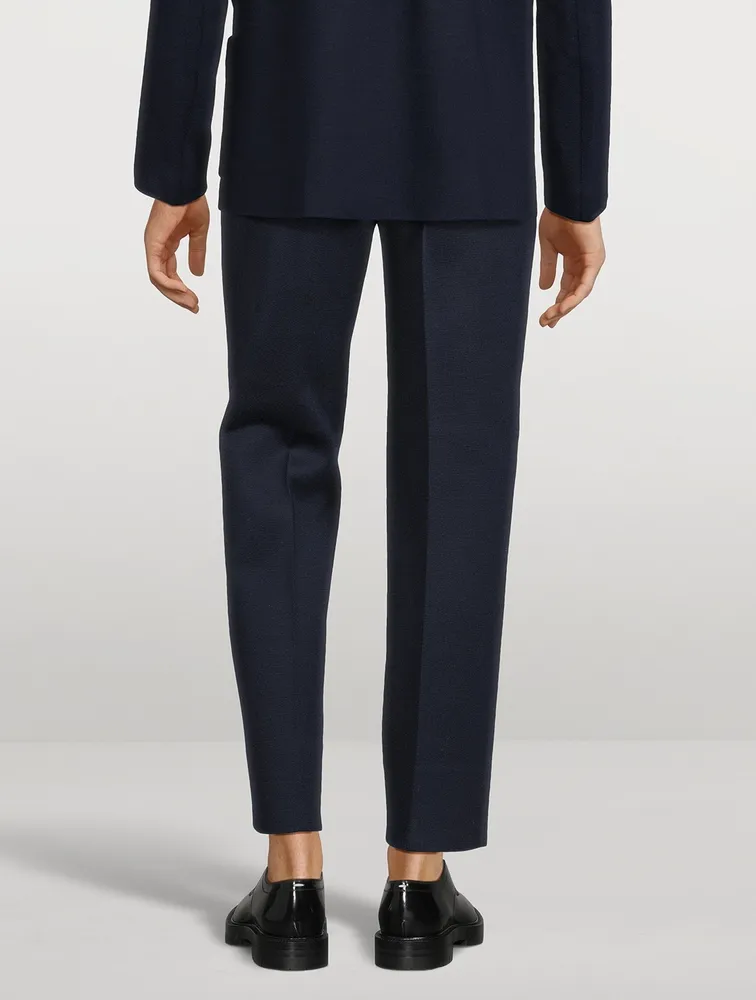 Wool Milano Stitch Jersey Pants