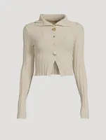 Le Cardigan Bando Ribbed Sweater