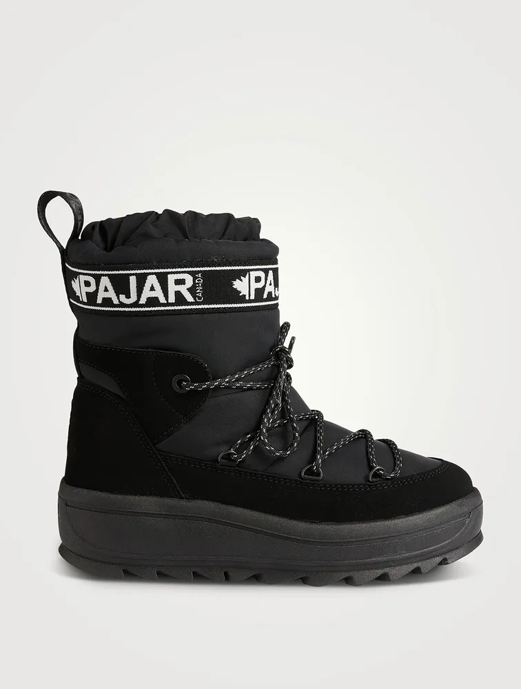 Galaxy Lace-Up Puffer Boots