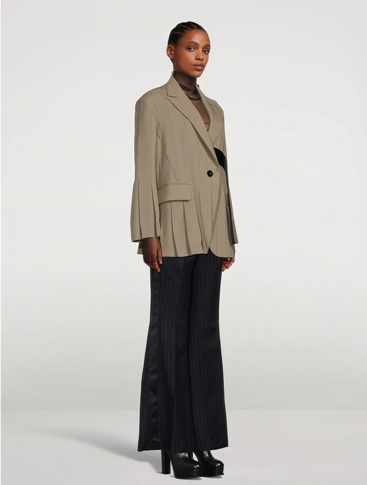 Belted Suiting Blazer