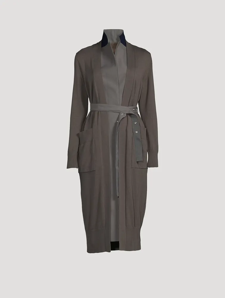 Cotton Suiting Cardigan