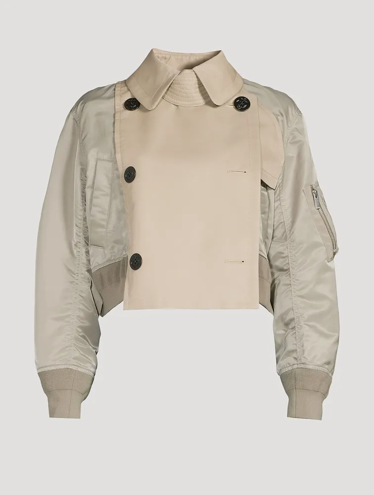 Nylon Twill Blouson Jacket