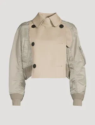 Nylon Twill Blouson Jacket