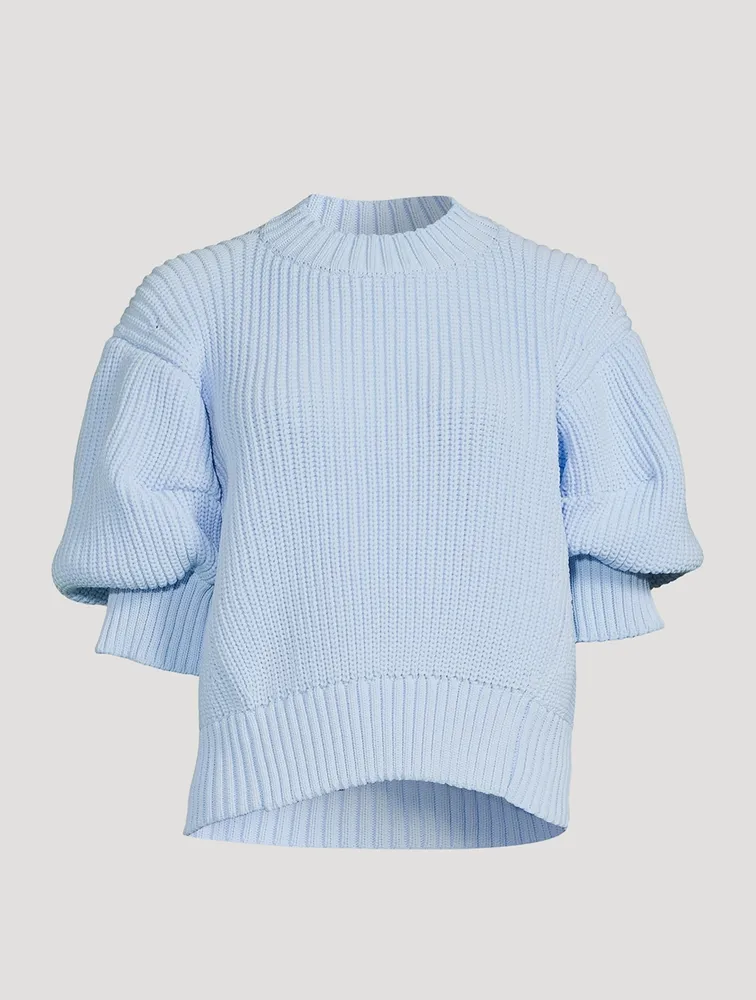 Short-Sleeve Sweater