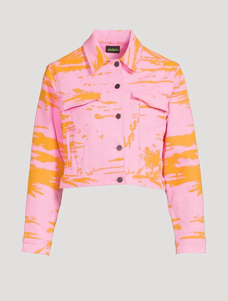 Printed Denim Jacket