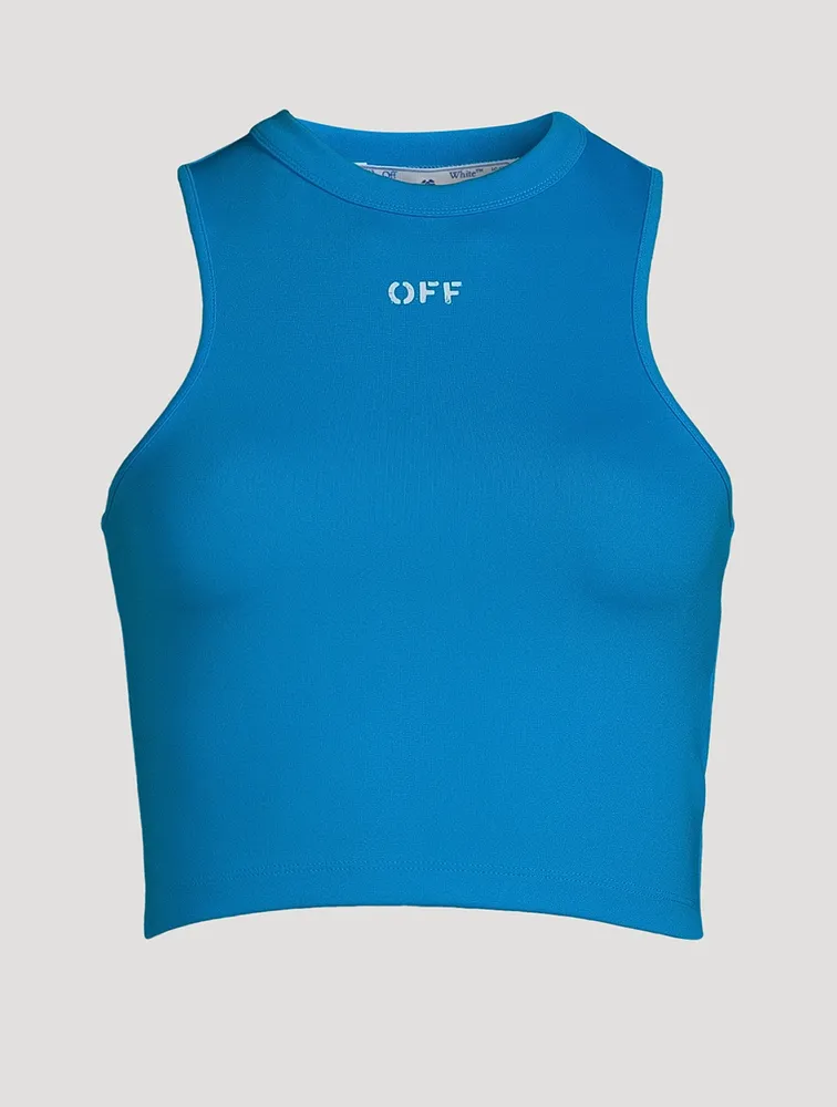 Cropped Jersey Tank Top