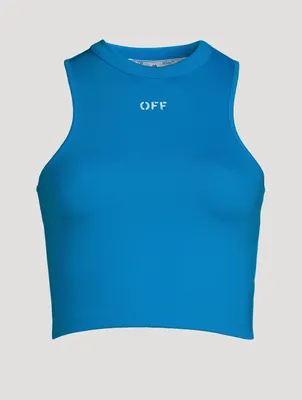 Cropped Jersey Tank Top