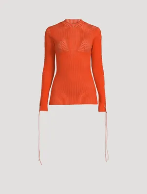 Lace-Up Vanise Sweater
