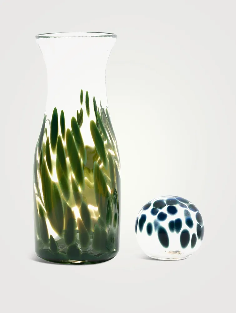 Transparent Spotted Carafe