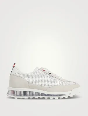 Perforated Leather Sneakers