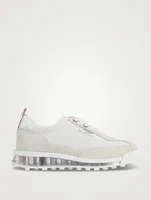 Perforated Leather Sneakers