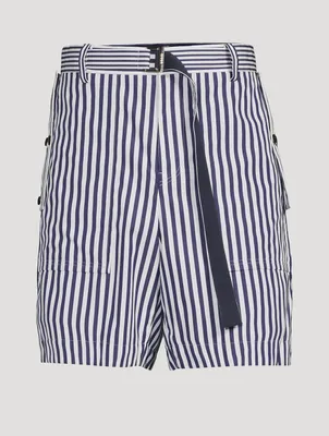 Thomas Mason Cotton Poplin Shorts