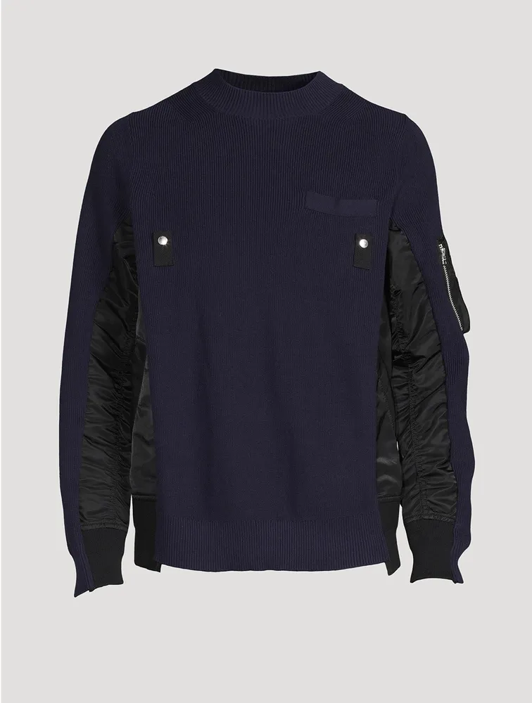 Cotton And Nylon Sweater