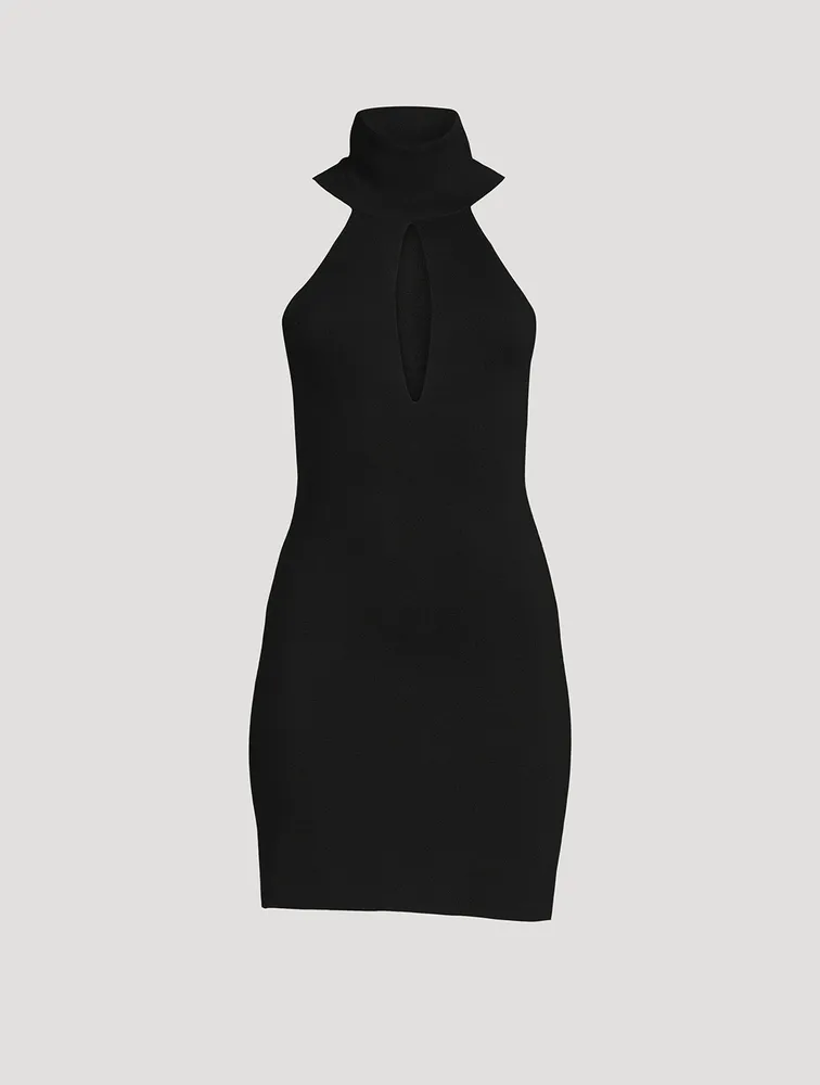 Maioris Keyhole Mini Dress