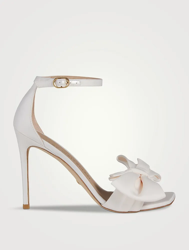 Nudistcurve Loveknot Satin Sandals