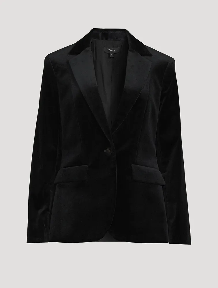 Velvet Riding Blazer