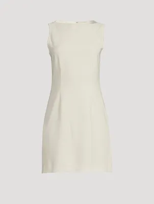 Crepe Shift Dress
