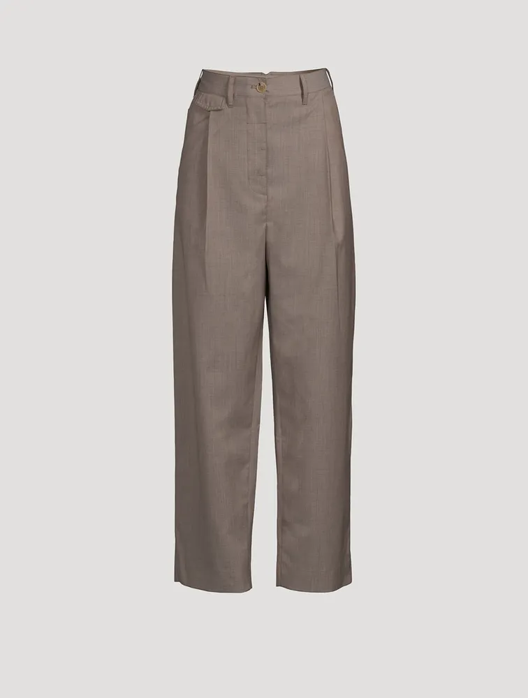 Fluid Wool Trousers