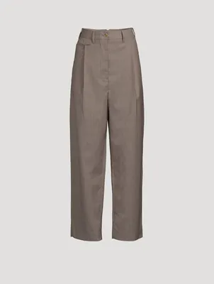 Fluid Wool Trousers