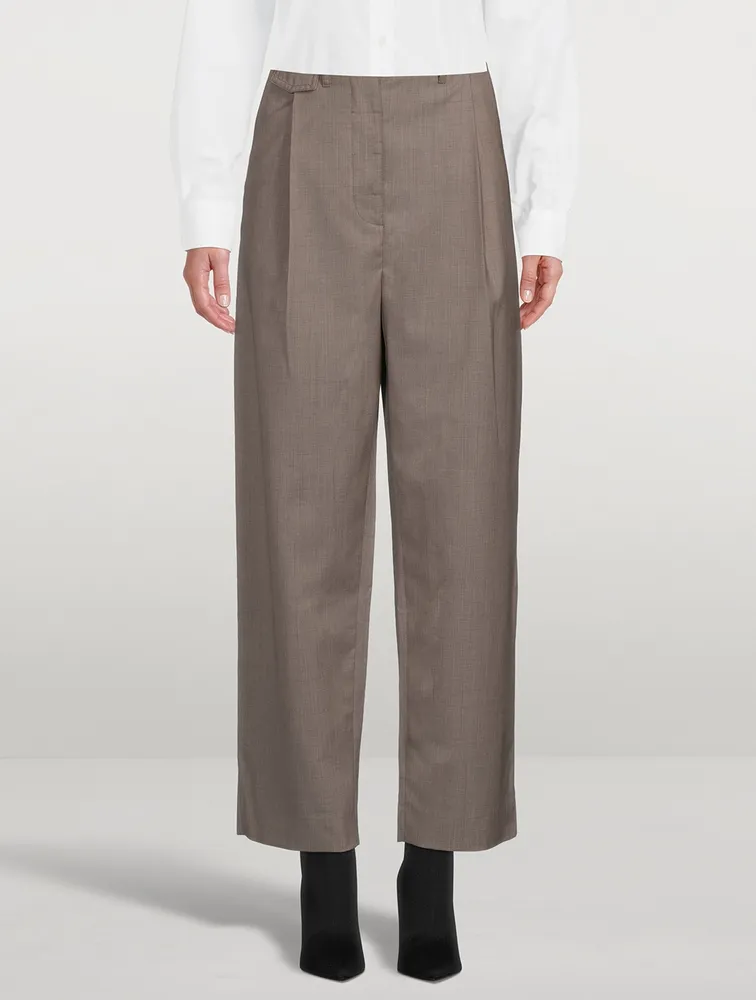Fluid Wool Trousers