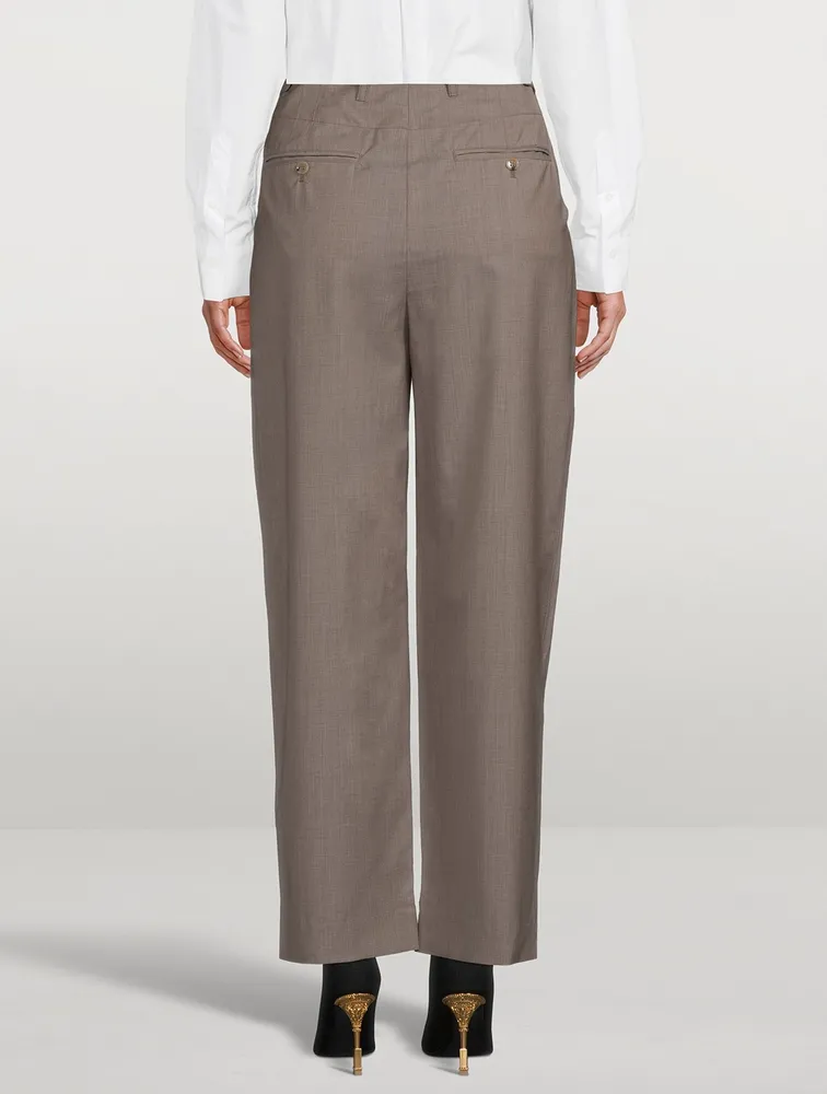 Fluid Wool Trousers
