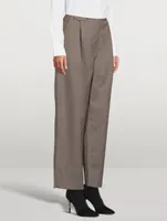 Fluid Wool Trousers