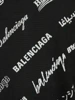 Wool-Blend Sweater Logomania Print