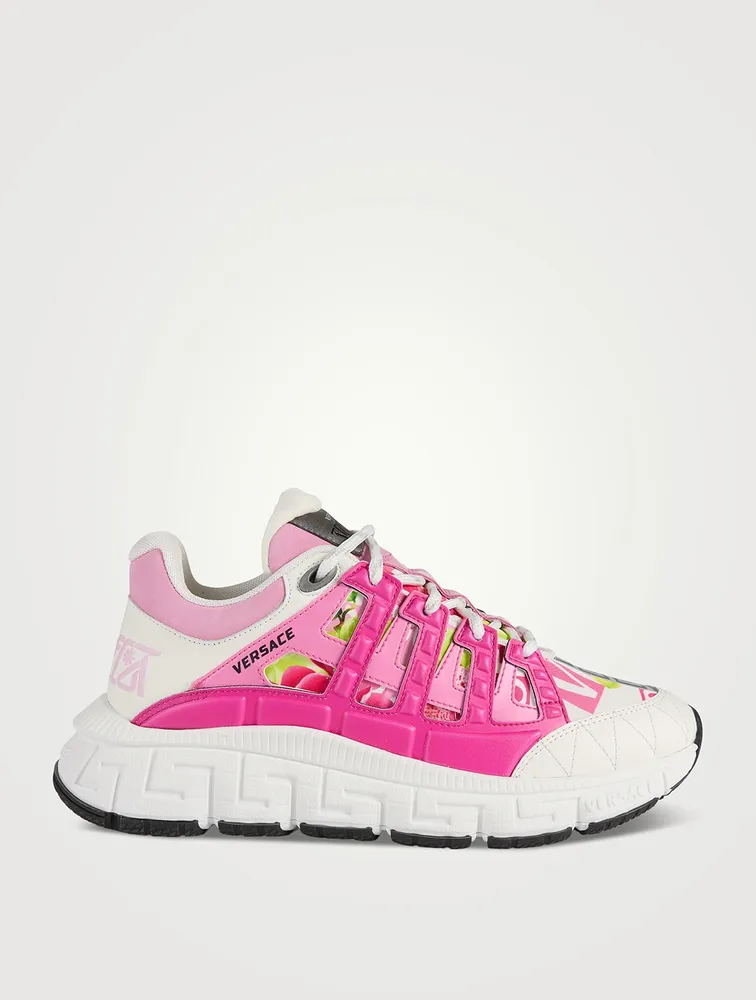 Trigreca Sneakers Logo Orchid Print