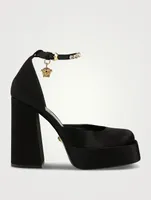 Medusa Aevitas Satin Single Platform Pumps