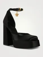 Medusa Aevitas Satin Single Platform Pumps
