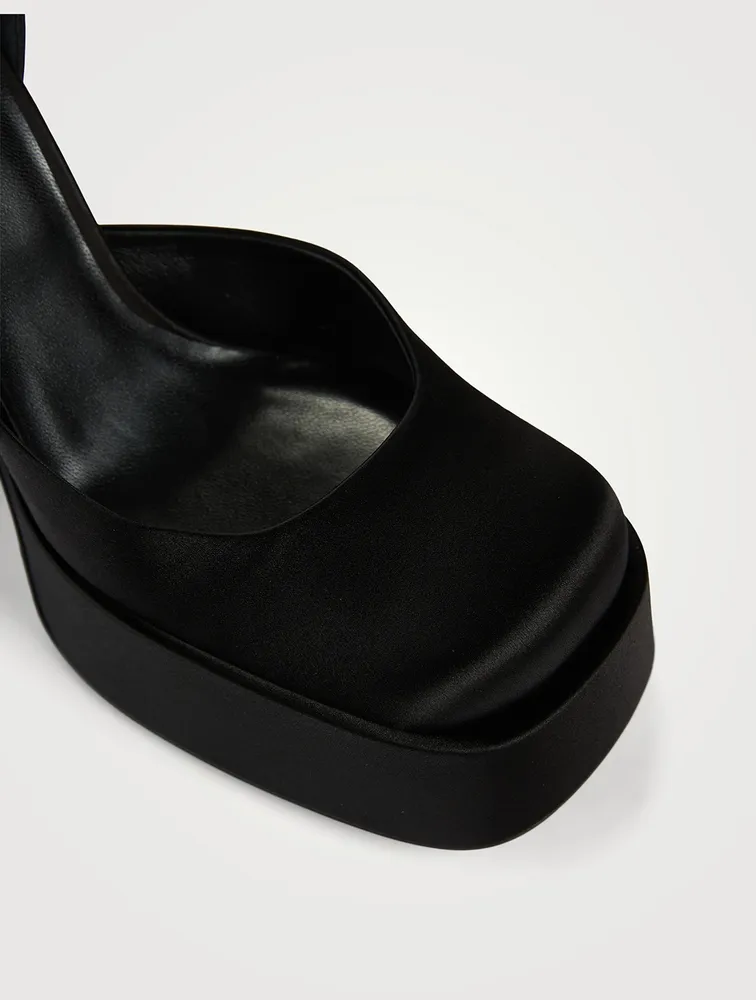 Medusa Aevitas Satin Single Platform Pumps