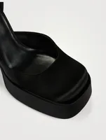 Medusa Aevitas Satin Single Platform Pumps