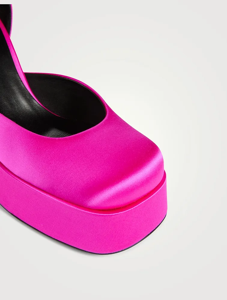 Medusa Aevitas Satin Single Platform Pumps