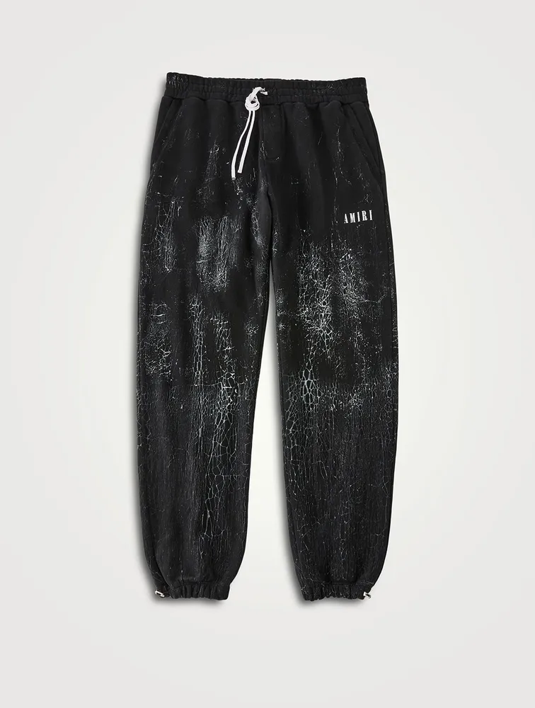 Cracked Dye Logo Sweatpants