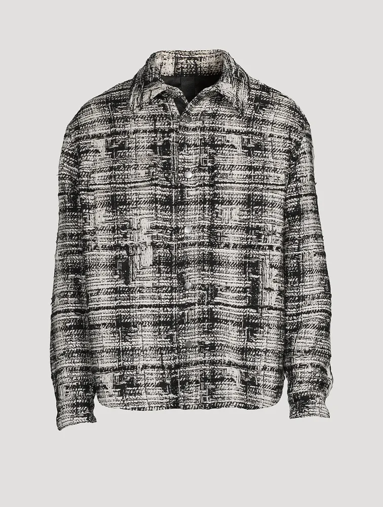 Tweed Padded Overshirt