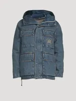 Denim Logo Parka