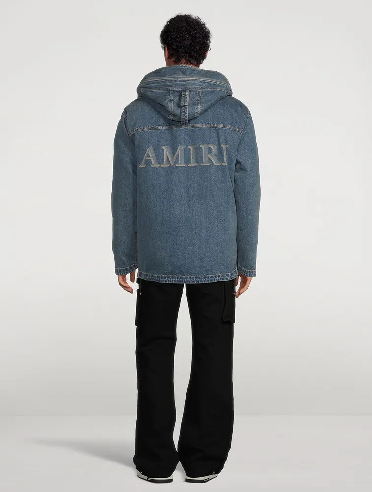 Denim Logo Parka