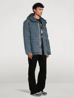 Denim Logo Parka