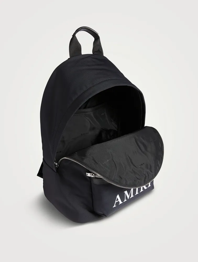 Nylon Logo Backpack