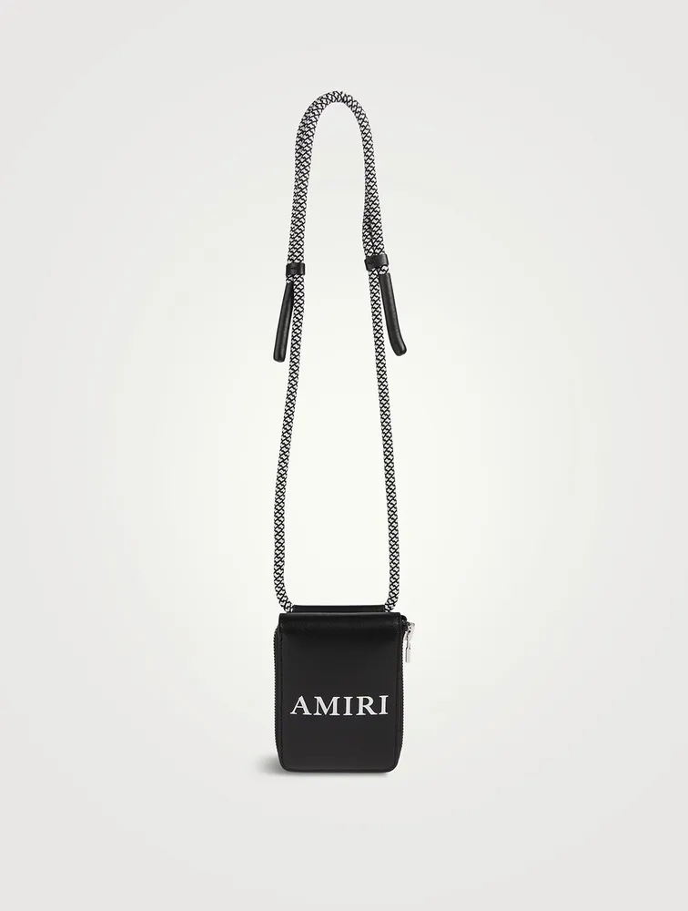Leather Crossbody Wallet