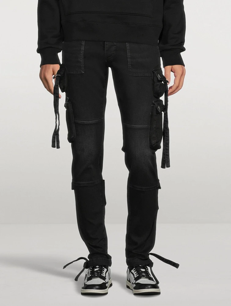 Tactical Denim Cargo Pants