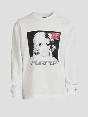 Textured Jersey Long-Sleeve T-Shirt