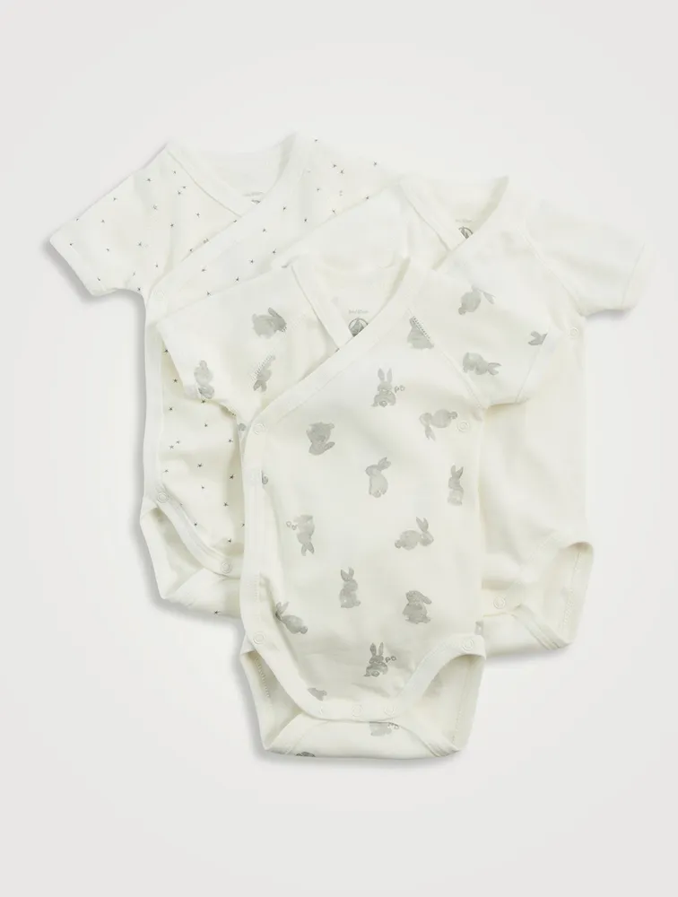 Pack of Three Short-Sleeve Onesies